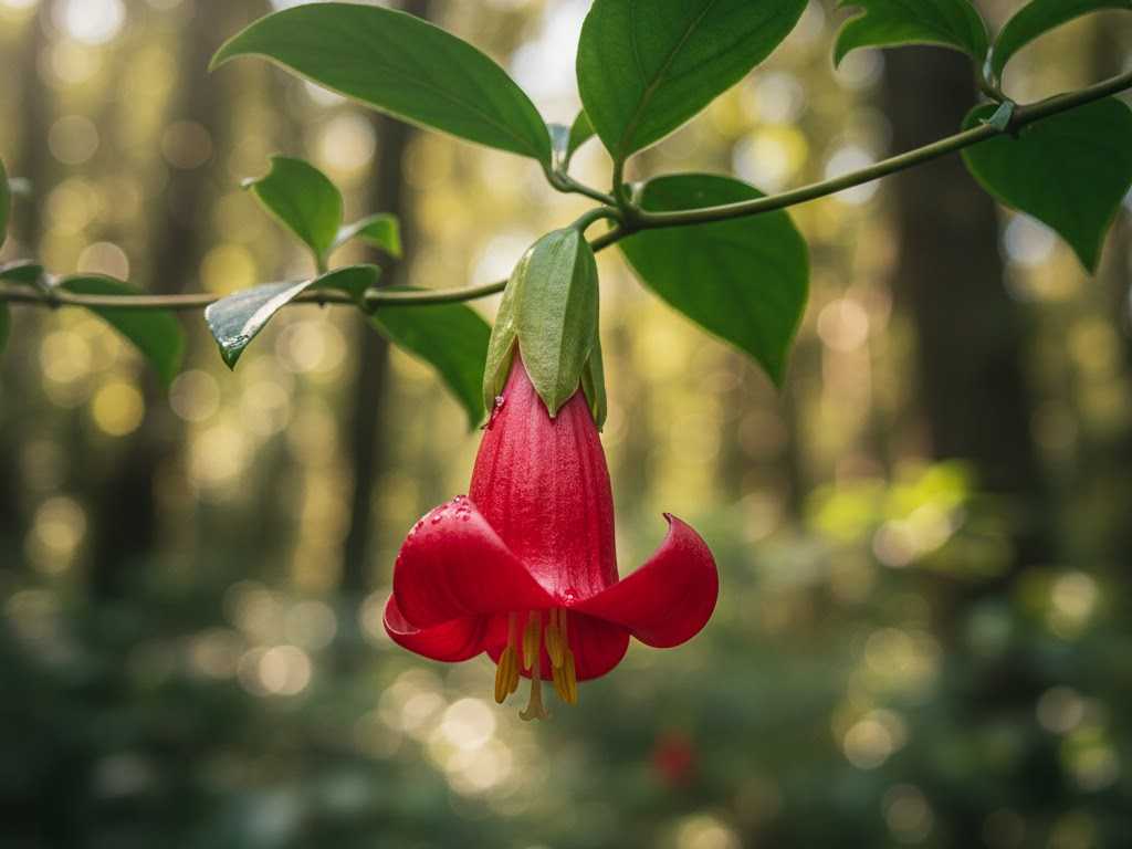 Copihue (Lapageria rosea)